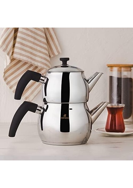 Alim Indüksiyon Tabanlı Midi Boy Çaydanlık