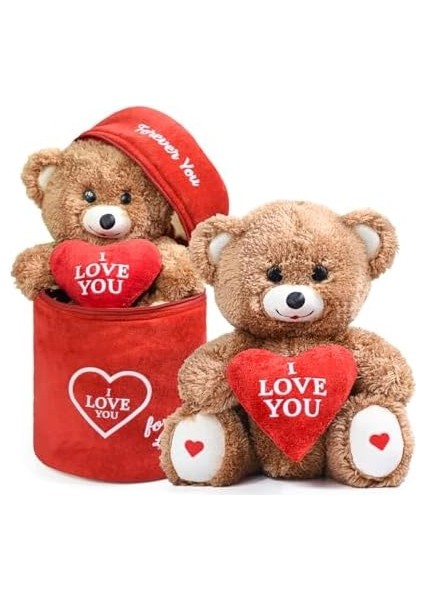 Özgüner Oyuncak Çantalı Aşkım Ayıcık - Sevgiliye Hediye - Sevimli ve Yumuşak Ayıcık - Romantik Hediye Paketi (Kahverengi) modelleri