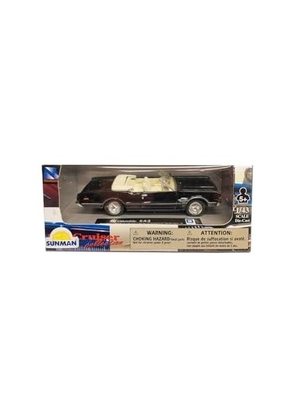 Newray 1:43 Diecast Metal Araba 1966 Oldsmobile 4-4-2