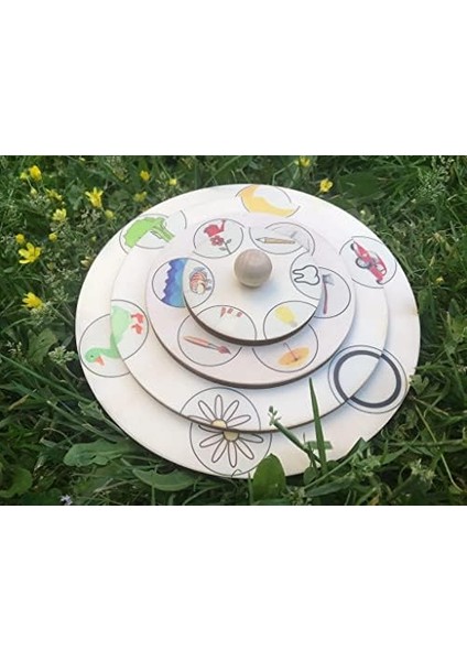 Bilge Güneş Bütünleştirme ve Ilişkilendirme Çarkı, Eğitici ve Zekâ Geliştirici Doğal Ahşap Oyuncak, Duygusal Zekâ ve Analitik Zekâ Desteği Bir Arada, Bilişsel Gelişim ve Görsel Hafıza Gelişimi. fiyatları