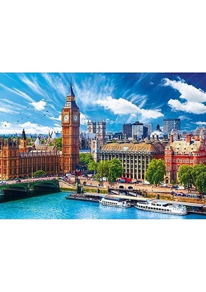 Puzzle Sunny Day In London 500 Parça