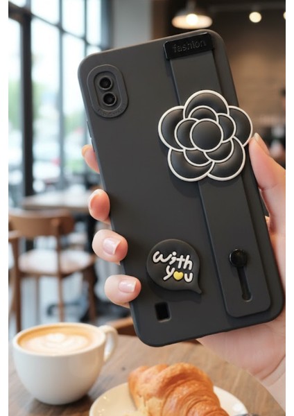 Samsung Galaxy A10 Uyumlu Kılıf Siyah Renk 3D Figürlü Darbe Emici Yumuşak Silikon Kapak modelleri