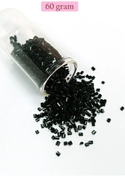 Litaetrend Kesme Cam Boncuk 2mm - 60 Gram - Siyah - BNC360