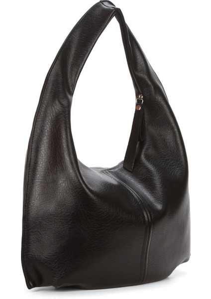 Siyah Salaş Büyük Boy Yumuşak Dokulu Shopper Kol ve Omuz Çantası indirimleri