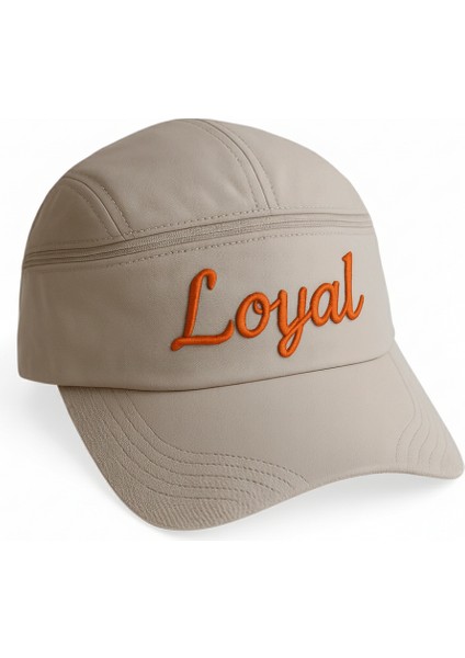 Isme Özel Nakışlı Gri Mikro Kumaş Ayarlanabilir Unisex Tenis Şapkası