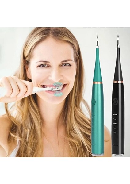 Ultrasonic Elektrikli Diş Fırçası Tartar Sökücü Araçları Temizleyici Ağız Bakım Seti