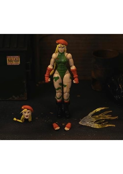 Jada Toys - Street Fighter Iı Cammy Figürü, Hareketli Pop Kültürü Koleksiyon Figürü, 25'ten Fazla Hareketli Nokta, Alternatif Kafa, Eller, Aksesuarlar Dahil, 15 Cm, 13 Yaşından Büyük Hayranlar modelleri