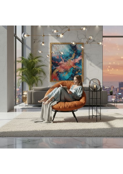 Rose Edition | Modern & Zarif Tekli Berjer | Premium Dinlenme Koltuğu | Okuma & Tv Koltuğu | Leke Tutmayan Tay Tüyü Kumaş modelleri