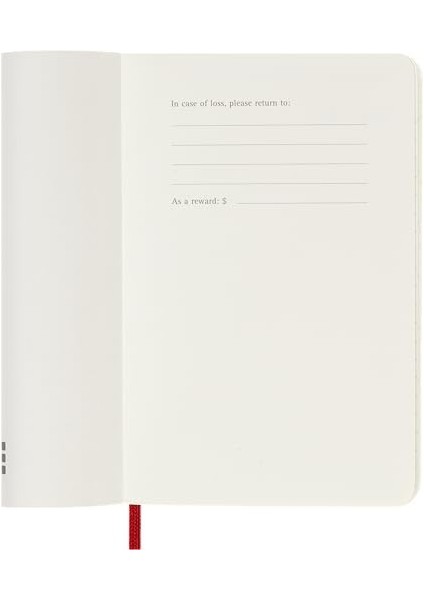 12 Ay Günlük Ajanda Cep Boy Yumuşak Kapak Kizil Kirmizi