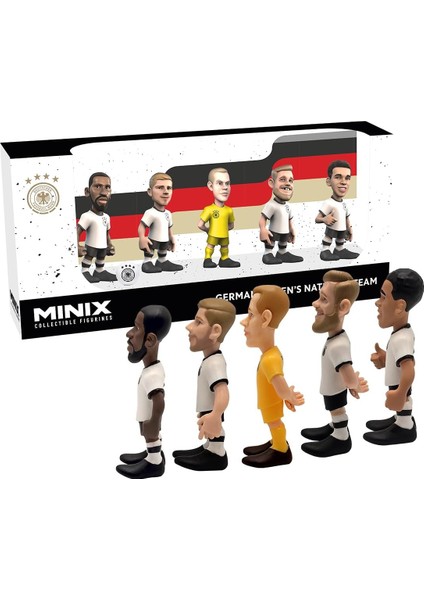 - Dfb Almanya - 5'li Paket - Pvc Figürler 7 cm - A (Ter Stegen//rudiger/fullkrug/musiala)