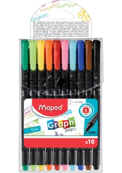 Ofis ve Kırtasiye 749150 Keçeli Kalem 10'lu Paket