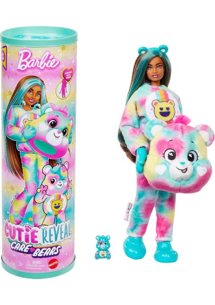 Cutie Reveal Sevimli Ayıcıklar Bebek ve Aksesuarları, Mutlu Ayıcık, Renk Değişimi ve Mini Ayıcık Dahil 10 Sürpriz Içeren 2. Seri, JFV62 fiyatları