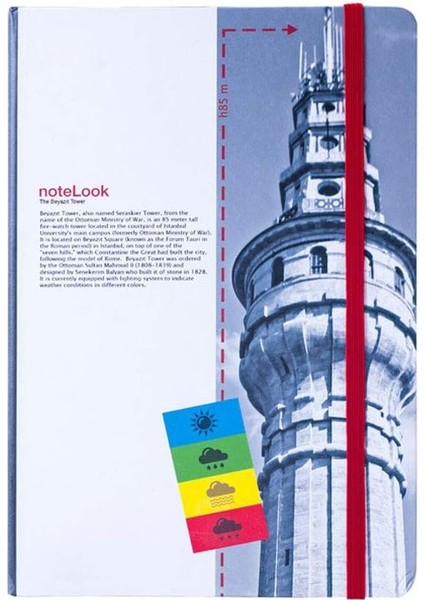 Istanbul Kuleler Notelook Çizgili Defter A6 fiyatları