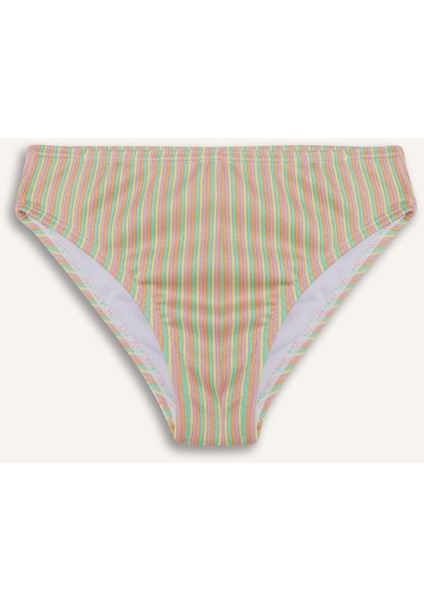 Kız Çocuk Çizgili Bikini Takımı