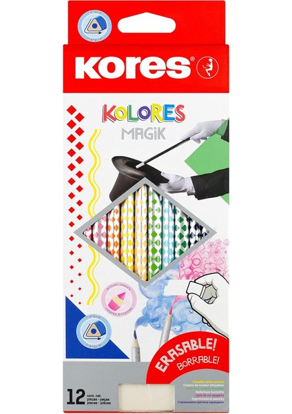 Kolores 12'li Ahşap Boya Kalemi