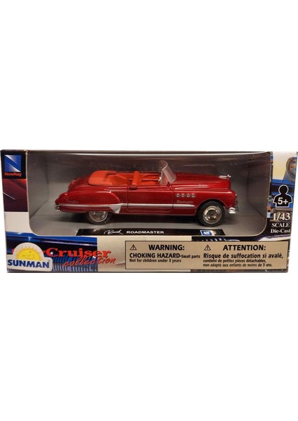 Newray 1:43 Diecast Metal Araba 1949 Buick Roadmaster
