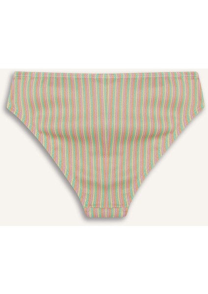 Kız Çocuk Çizgili Bikini Takımı