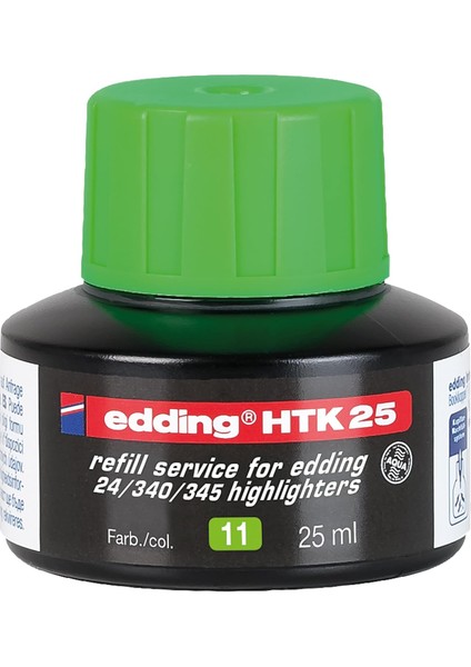 HTK25 Fosforlu Kalem Yedek Mürekkep Açık Yeşil fiyatları