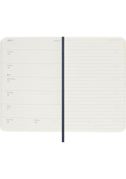 12 Ay Günlük Ajanda Cep Boy Yumuşak Kapak Safir Mavi fiyatları