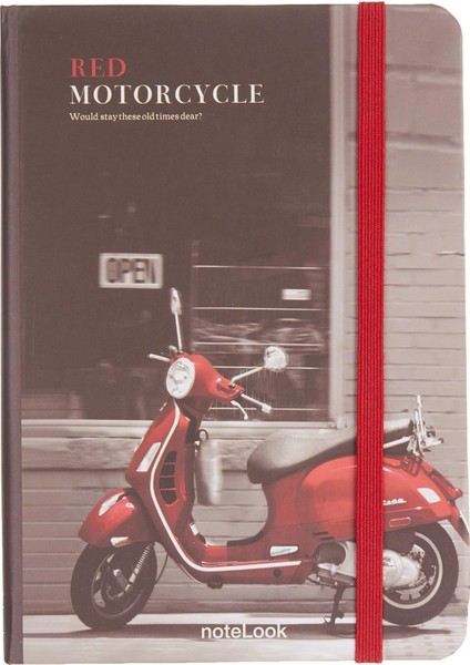 Red Notelook Çizgisiz Defter A6