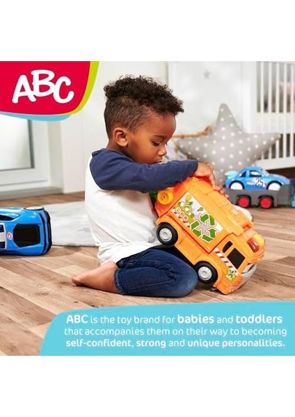 Dickie Toys, 204114015, Abc Carlo, Serbest Tekerlekli, Kapıları Açılabilir, Özel Göz Tasarımı, 25 cm modelleri