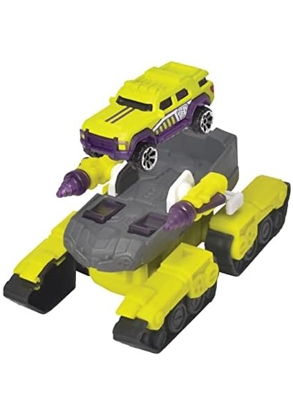 Dickie Toys Dickie, 203792002, Rescue Hybrids-Spider Tankı 2'si 1 Arada, 1:64, Die-Cast (Metal) Araçlı, 7.5 cm ve Dönüştürüldükten Sonra 12 Cm, Diğer Rh Serisi ile Uyumlu, Spider Tank, Sarı/siyah fiyatları
