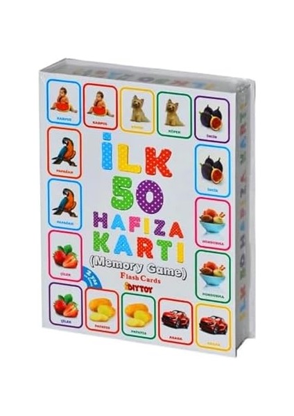 Oyuncak Minik Bebeğimin Ilk 50 Hafıza Kartları Zeka Kartı Kart Eğitici El Göz Koordinasyonu modelleri