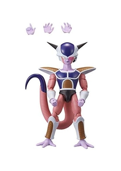 Bandaı 16 cm Dragon Ball Frieza 1. Formu Poz Verilebilir Figür, Dragon Stars Serisi