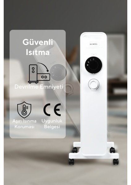 7 Dilim Beyaz Radyatör KUM-1220S