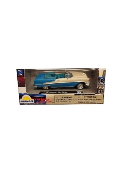Newray 1:43 Diecast Metal Araba 1955 Oldsmobile SUPER88