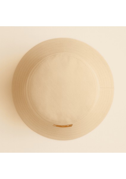 Isme Özel Harf Nakışlı Unisex Krem Bucket Şapka fırsatları