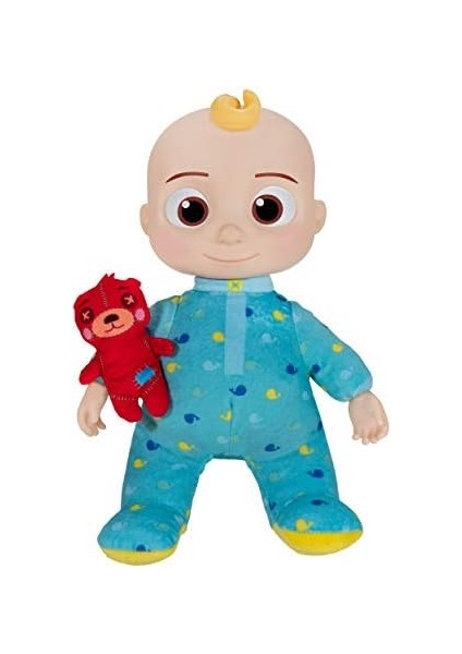 Cocomelon Müzikal Jj Peluş Bebek - Yatmadan Önce Şarkı Klipleri Söylemek Için Karnına Basın - Özellik ve Küçük Yastık Peluş Oyuncak Ayı Içerir