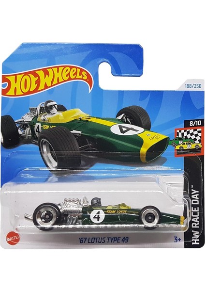 - ´67 Type 49 - Hw Race Day 8/10 - HTD99 - Short Card - - - Mattel 2024 - 1:64