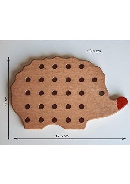 Sapphıre Home Oyuncak, Ahşap Oyuncak, Sevimli Kirpi Ahşap Oyuncakl, Eğitici Çocuk Oyuncakları (Kirpi) modelleri