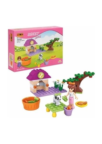 Seti Sevimli Köpek Ağaçlı 1 Figür 82 Parça