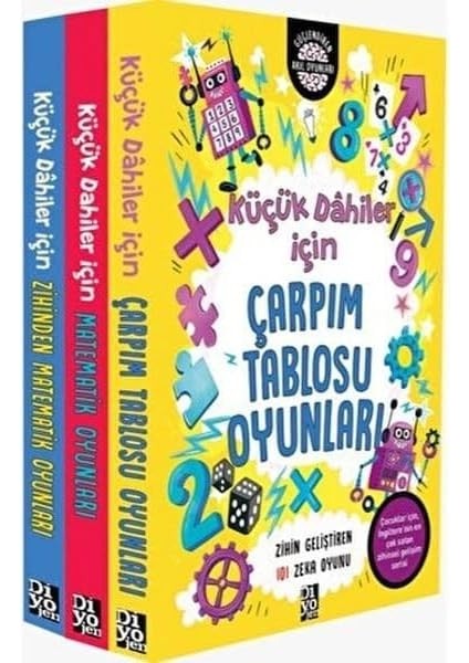 Küçük Dahiler - Matematik Seti (3 Kitap)