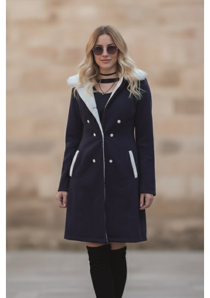 Kaşlık Kaşmir Kaşe Kadın Kaban