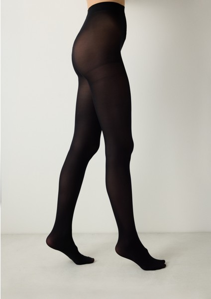 Mikro 40 Siyah Külotlu Çorap-Pentilicious