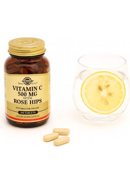 Vitamin C 500 Mg With Rose Hips 100 Tablet modelleri