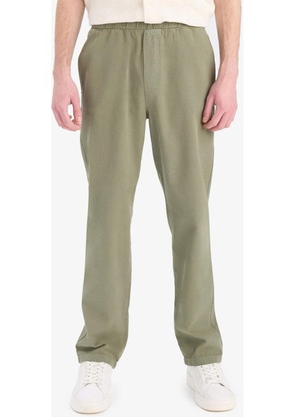 Bol Rahat Kesim Wide Leg Yazlık Keten Pantolon