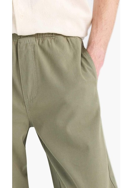 Bol Rahat Kesim Wide Leg Yazlık Keten Pantolon