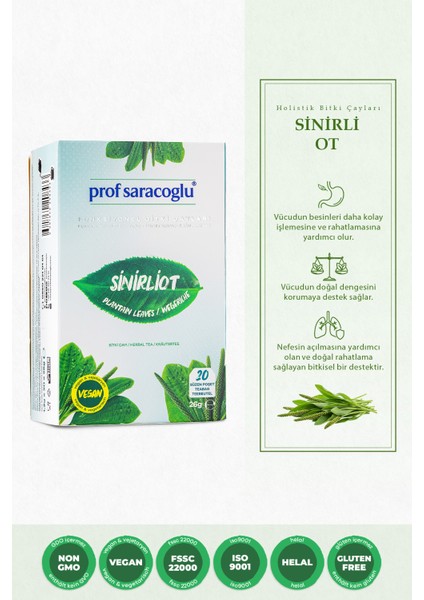 Sinirli Ot (Folium Plantaginis) Bitki Çayı
