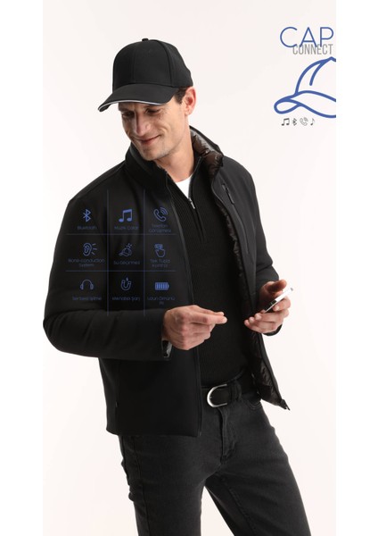 Siyah %100 Pamuk Sapka