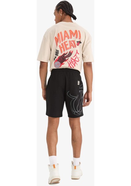 NBA Miami Heat Standart Fit Kısa Paça Şort B9915AX25SP