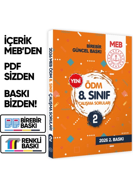 2026 Lgs 8.sınıf Meb Çalışma Soruları Soru Bankası 6lı Modül Set Ödm Çalışma Kitapları Baskı Ücreti modelleri