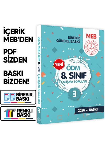 2026 Lgs 8.sınıf Meb Çalışma Soruları Soru Bankası 6lı Modül Set Ödm Çalışma Kitapları Baskı Ücreti fırsatları