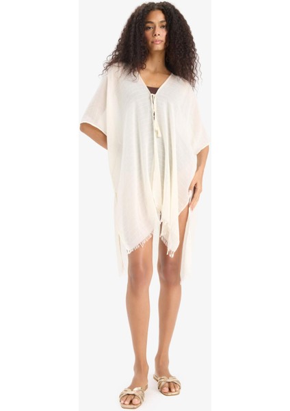 Regular Fit Pamuklu Kimono Z0696AZ25SP