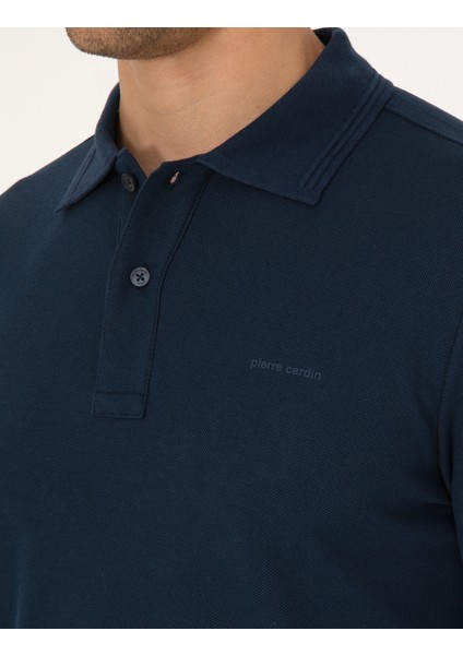 Erkek Lacivert Slim Fit Sweatshirt 50311678-VR033