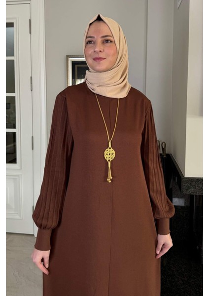 Ecem Triko Elbise Kahve fiyatları