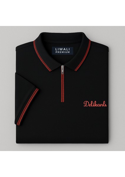 Kişiye Özel Nakışlı Kısa Kollu Ribana Yaka Likralı Premium Lacivert Tişört 3xl indirimleri